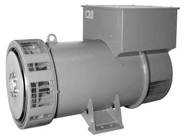 LSAM 49.1 S4 C6S/4 Генератор синхронный Leroy Somer (500 kW/625 kVA, 60Hz, 440V, SAE 0-18)