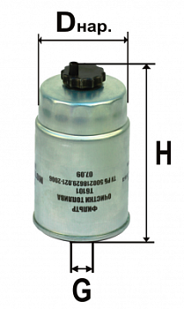 020-1117010 Элемент ФТОТ DIFA-6101 (дв. ММЗ Д-243, Д-245) 
