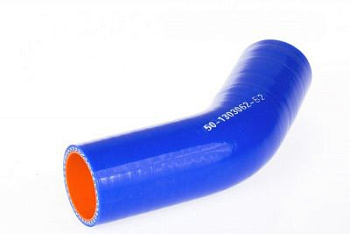 50-1303062 Патрубок радиатора нижний МТЗ-80,900 силикон 