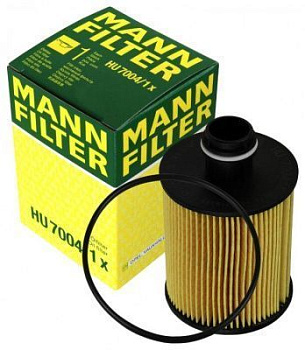 HU7004/1X Фильтр масляный  MANN-FILTER (30-0170-128) 