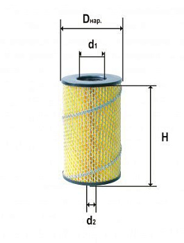 240-1017040-А2 Элемент ФГОМ DIFA-5303М мет.сетка (дв. ЯМЗ-238НД, 240М) К-700А,-701,-702,-744,БЕЛАЗ 