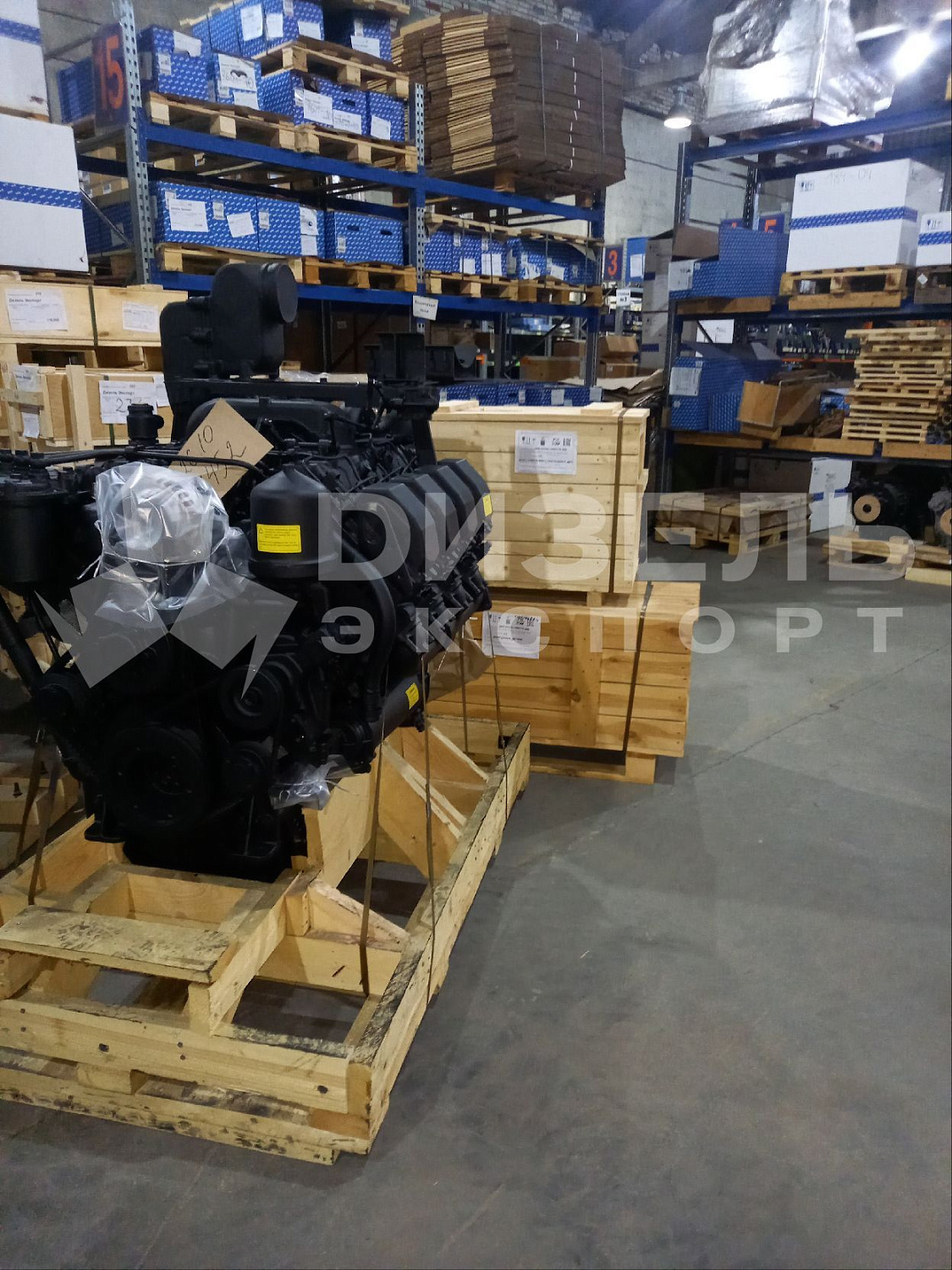 Двигатель ТМЗ от "Дизель Экспорт" для установки на тепловоз