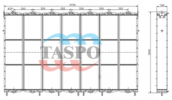151.014.072-01 Радиатор водяной 1500 кВт 